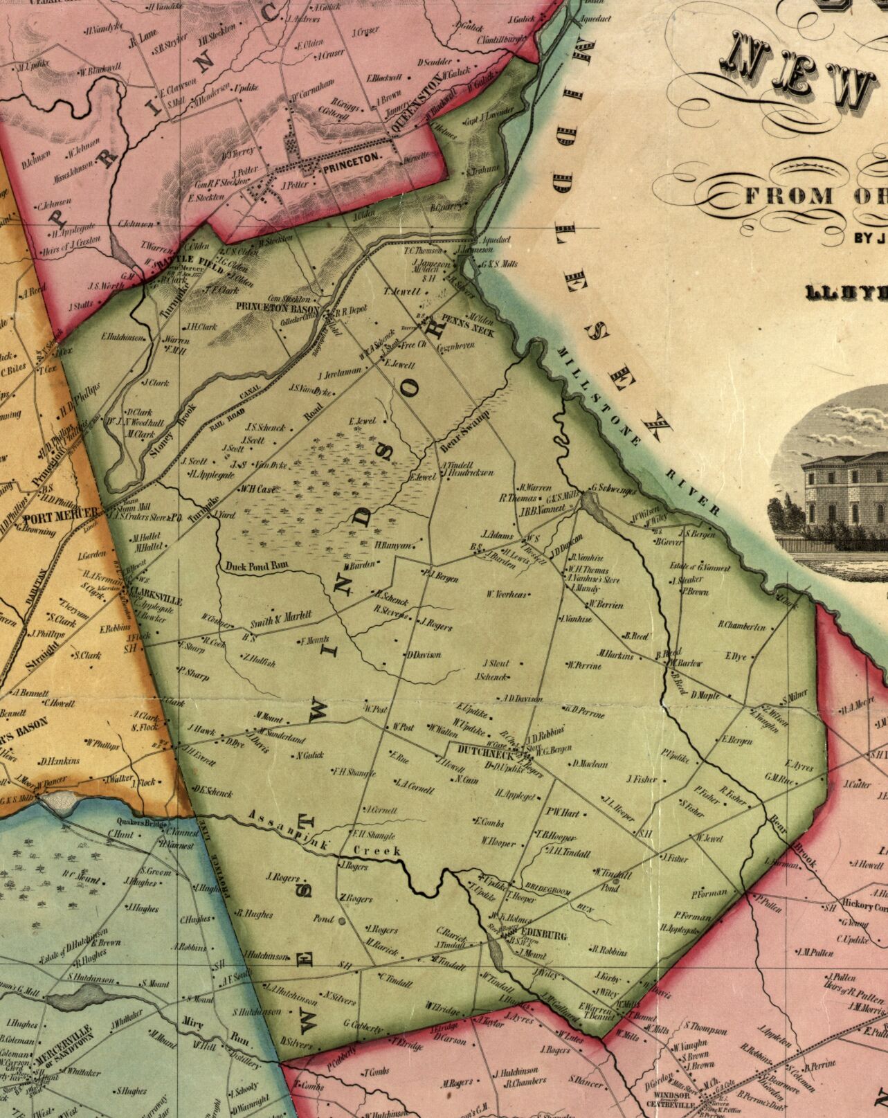 Old West Windsor Map