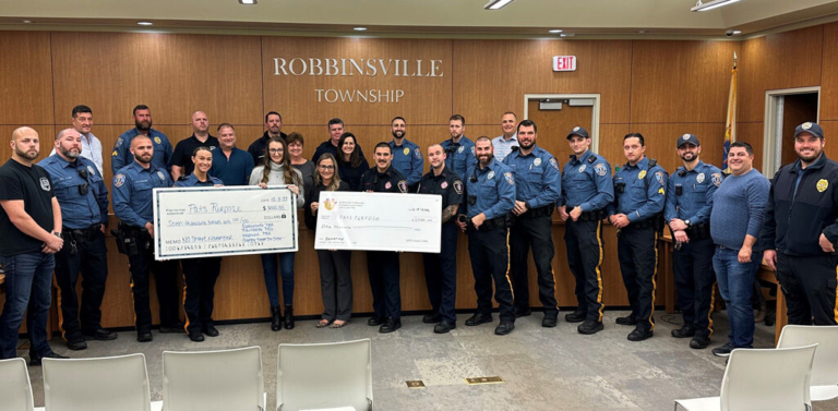 Robbinsville Police and emergency workers grow beards for charity