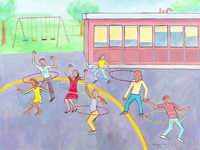 Artist Thomas Kelly’s exhibition links youthful fun and universal truths
