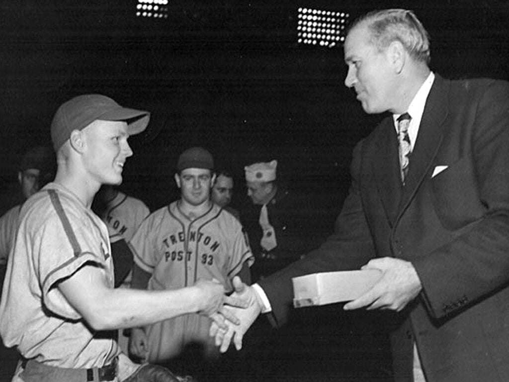 Marty Devlin with Dizzy Dean
