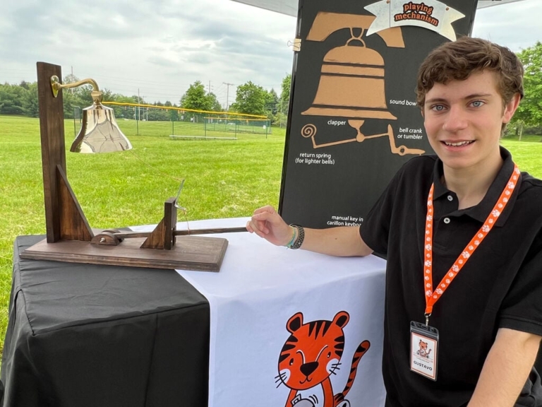 Plainsboro teen uses the carillon to help promote wellbeing