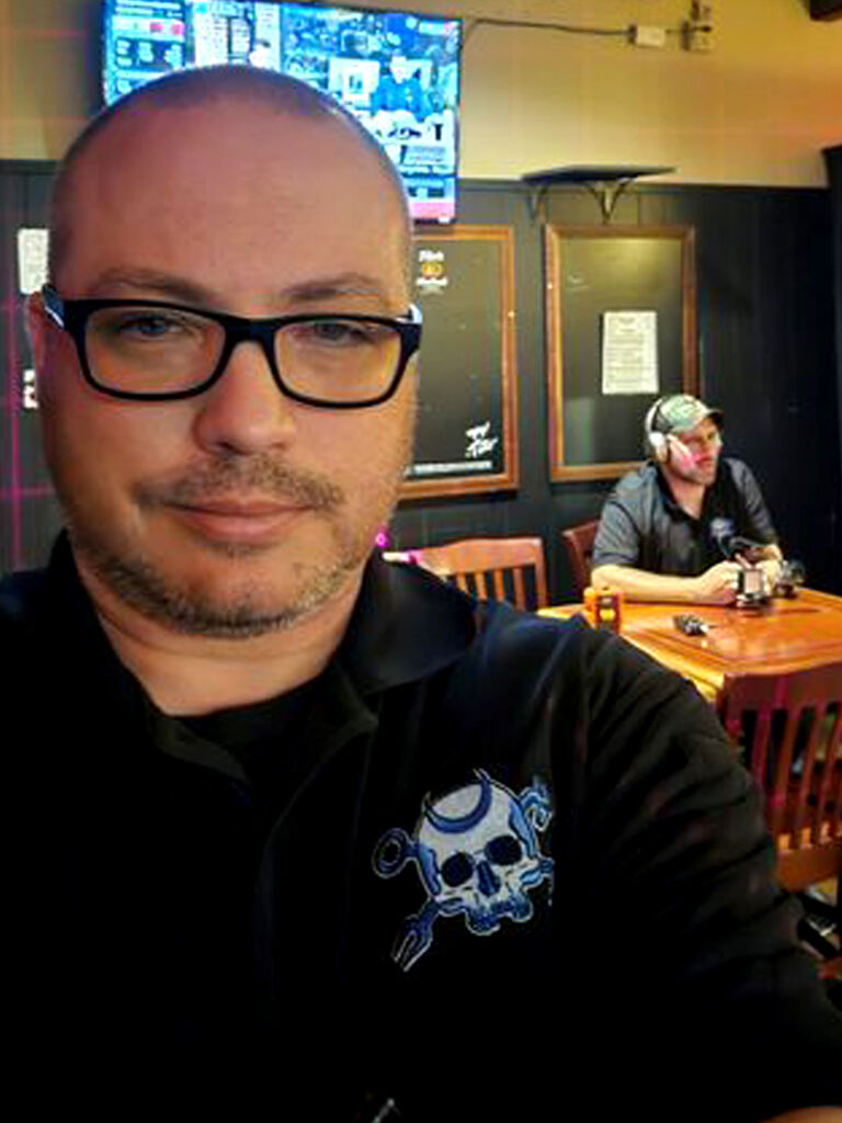 Eric Tschachler and CJ investigating a NJ manor.jpg