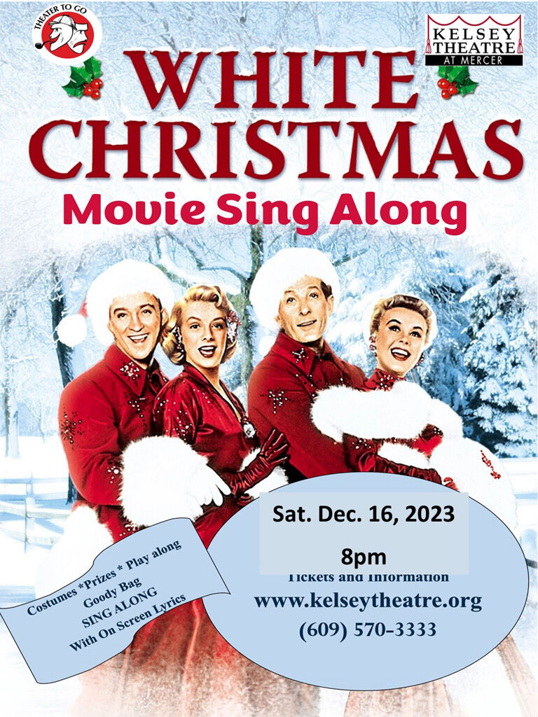 White Christmas poster
