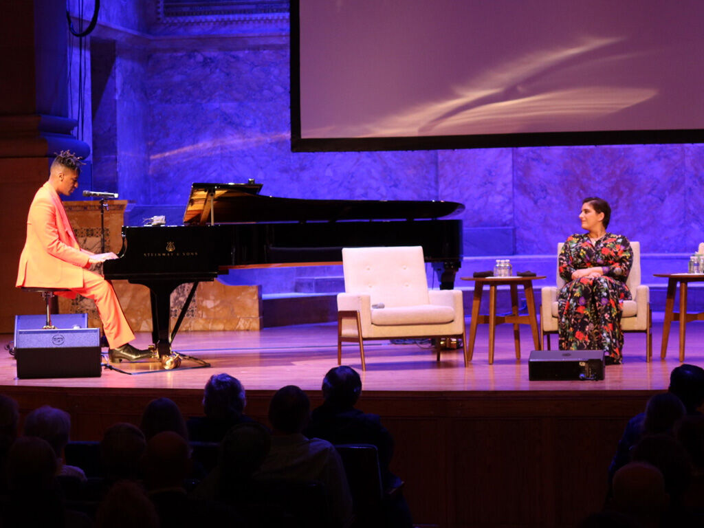 PUC Healing with Music Suleika Jaouad and Jon Batiste.JPG