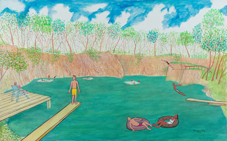 Hamilton painter’s art helps swimming hole raise funds