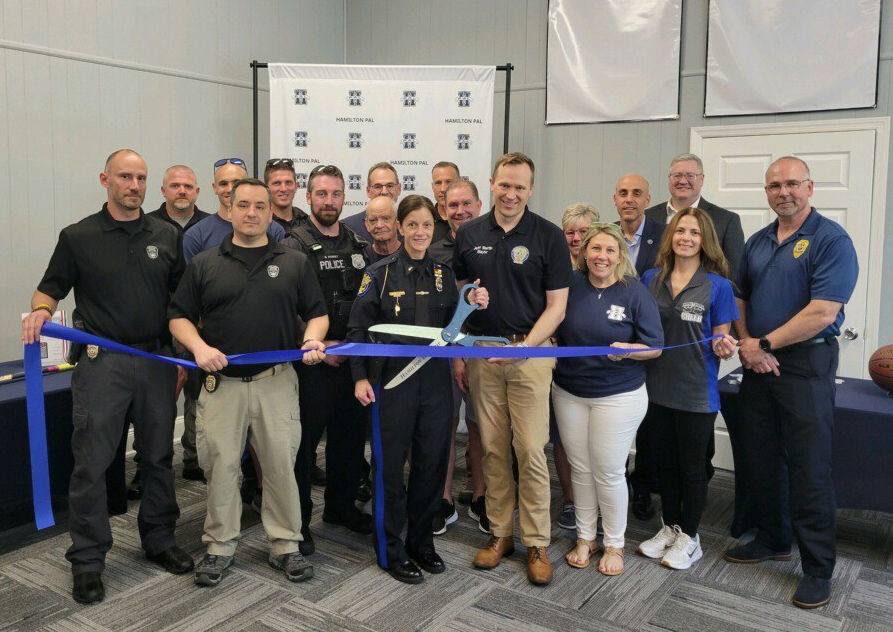 Dwier Center ribbon cutting