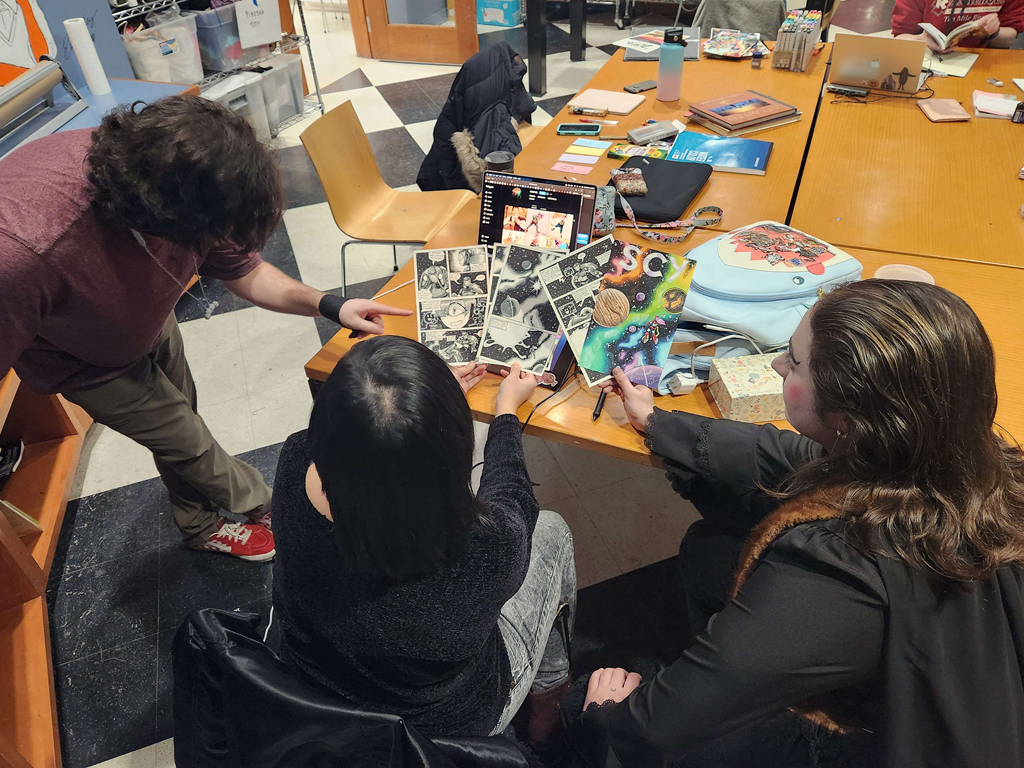 Comic makers collaborate