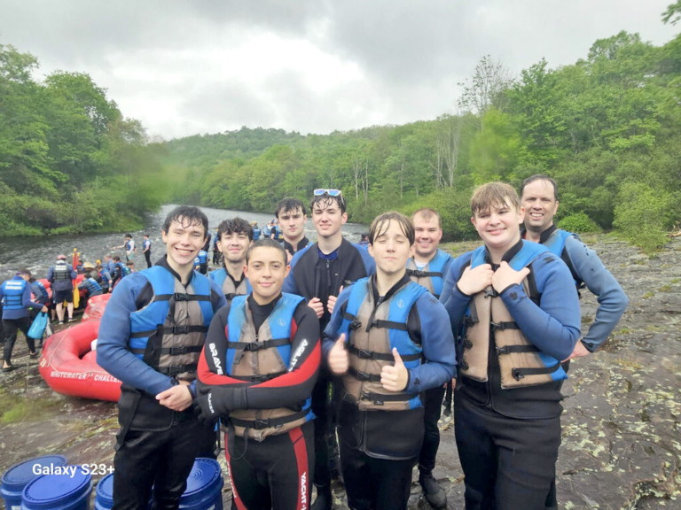 Troop 13 conquers rapids on whitewater rafting trip