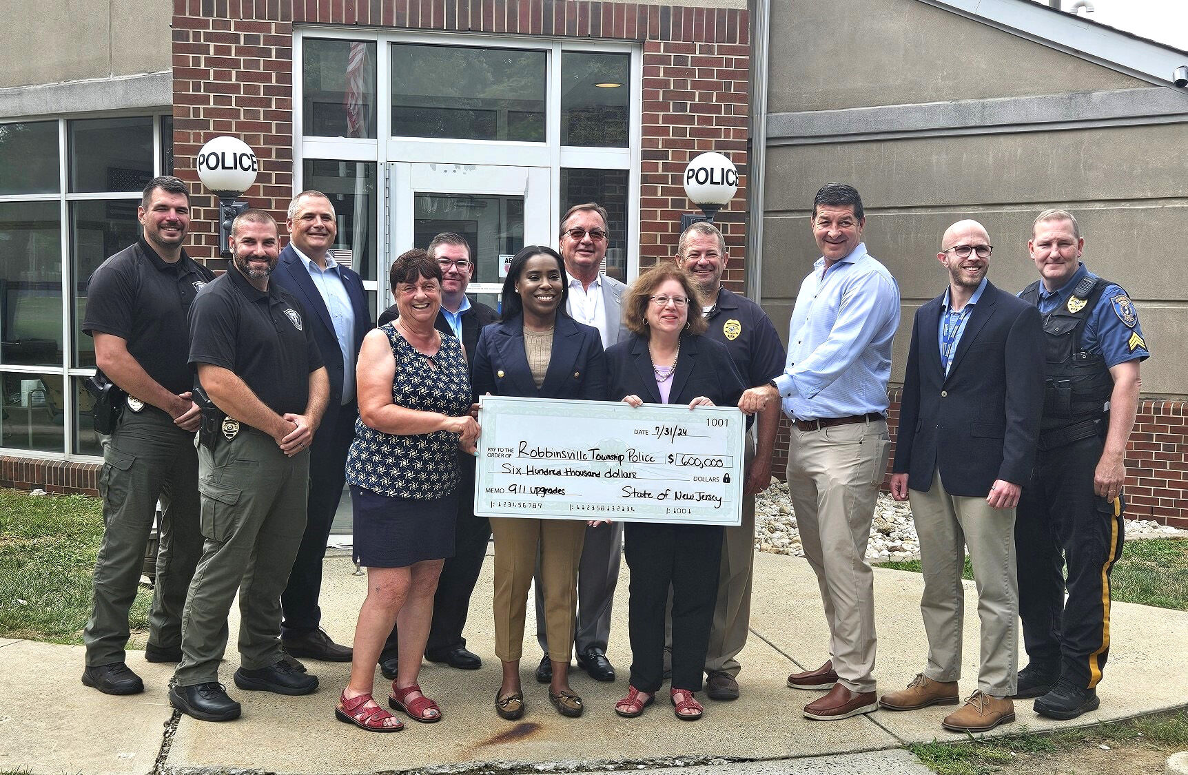 robbinsville 911 grant