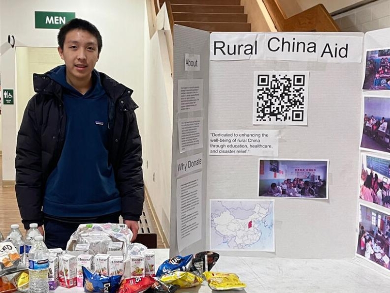 WW-P South senior raises funds to educate kids in rural China