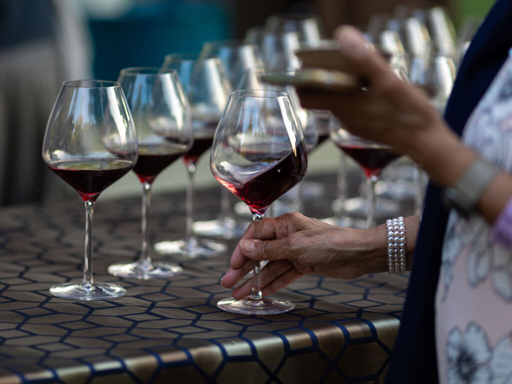 Grounds for Sculpture wine artwork