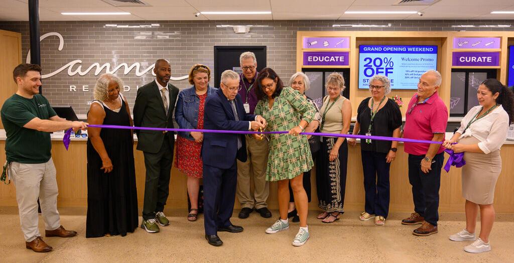 Canna ribbon cutting