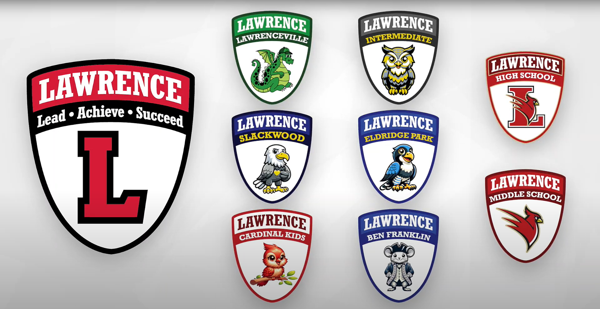 Lawrence schools logos