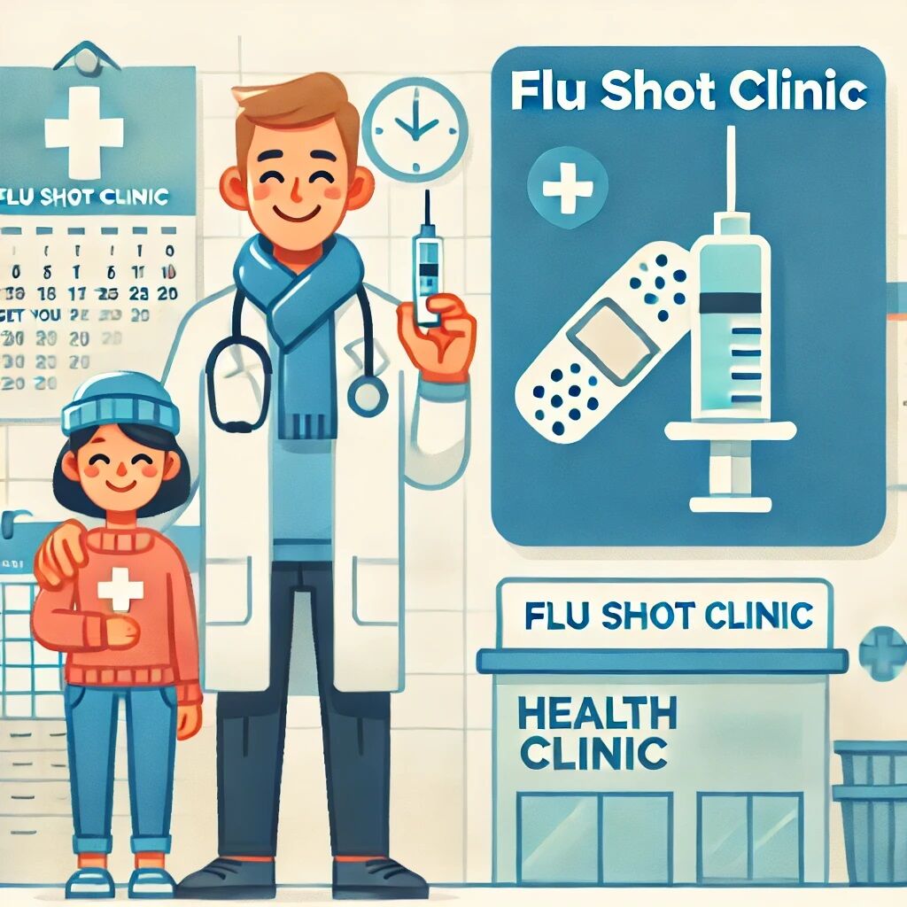 Flu shot clipart