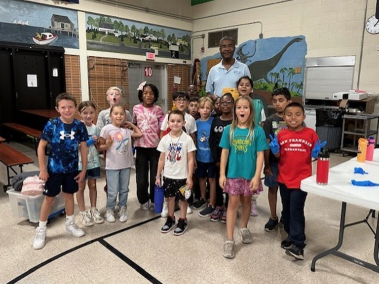 Around Lawrence Township schools: Third graders participate in 9/11 tribute