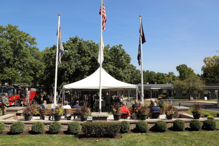 Princeton House Behavioral Health dedicates flag in honor of first responders