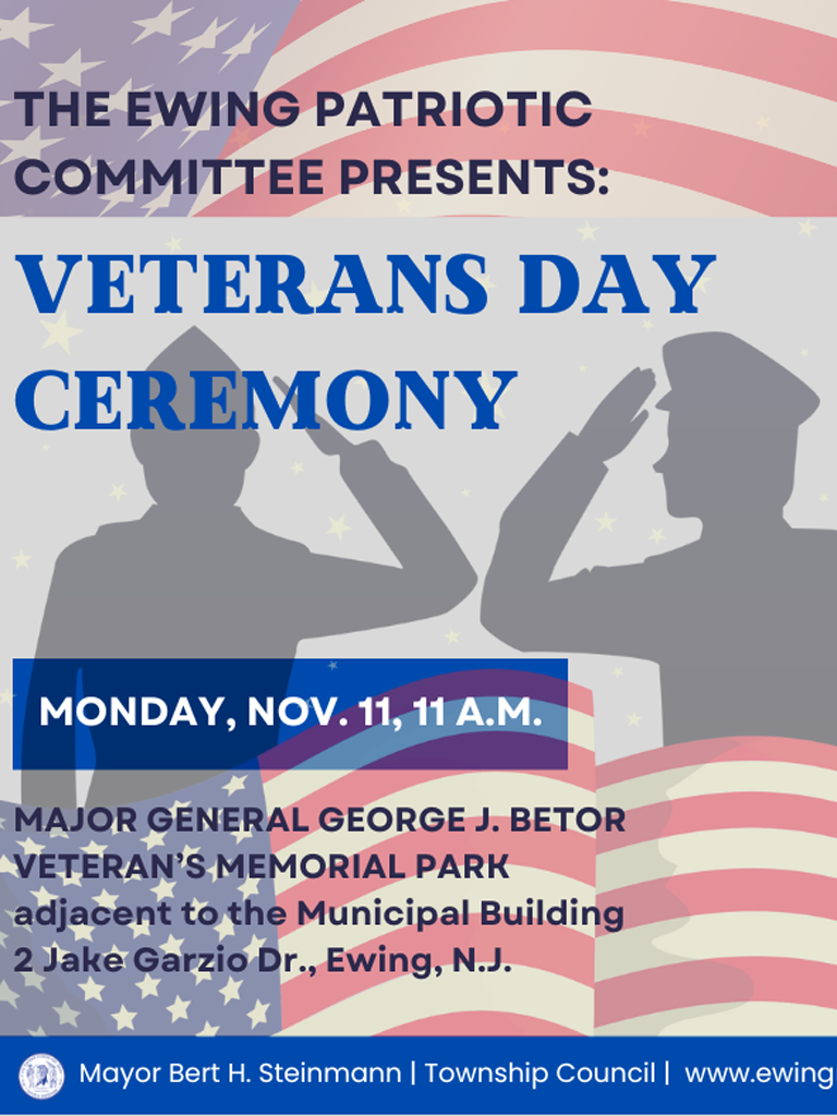 Ewing Veterans Day Ceremony promo
