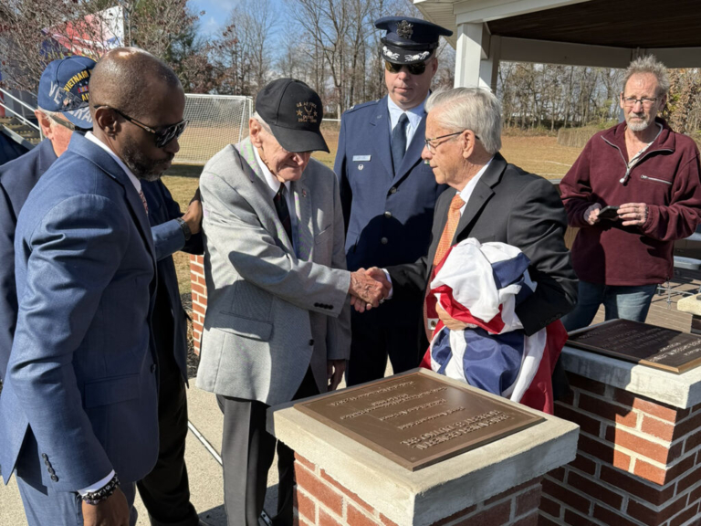 Ewing honors Brig. Gen. Dutko at Veterans Day ceremony