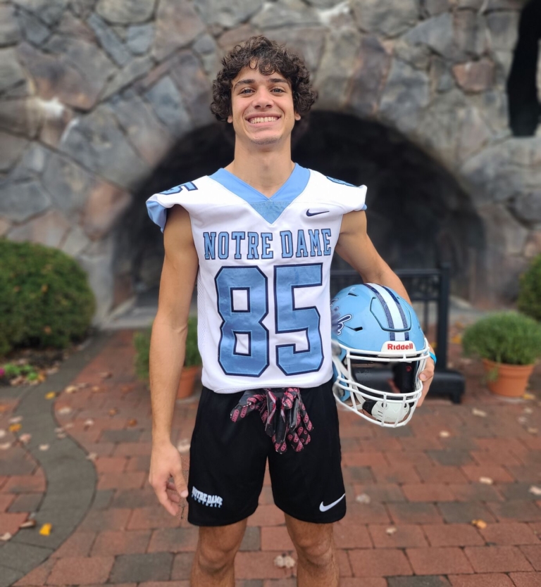 ND’s Wyatt Moore carries on family football tradition