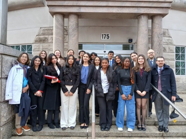 Lawrence High School Mock Trial Team competes in Mercer County contest