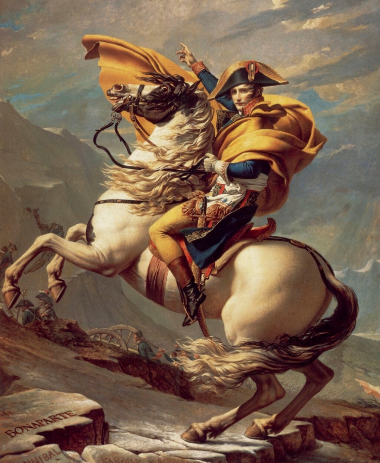 Copy of ‘Napoleon Crossing the Alps’ lent to historical society