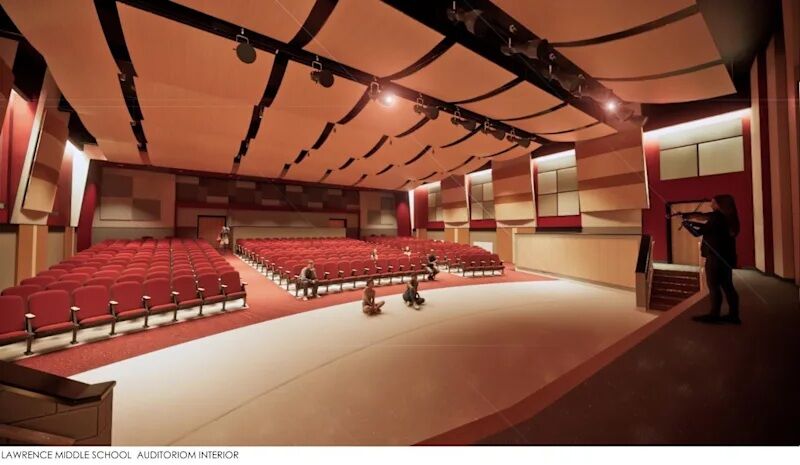Architectural Rendering of Future LMS Auditorium