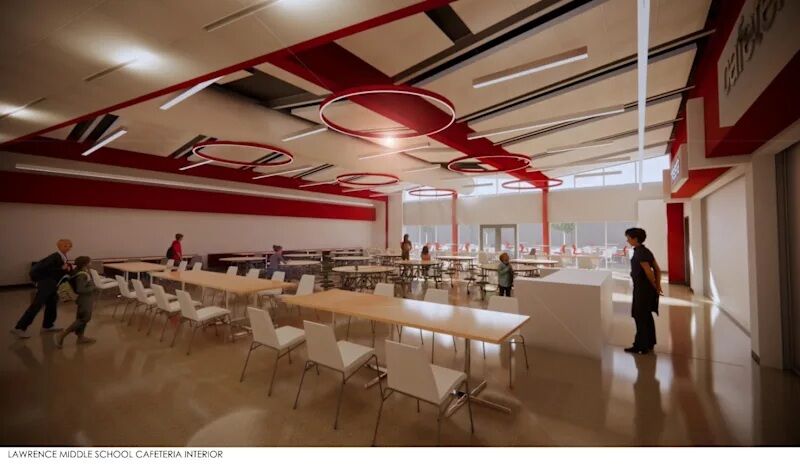 Architectural Rendering of Future LMS Cafeteria