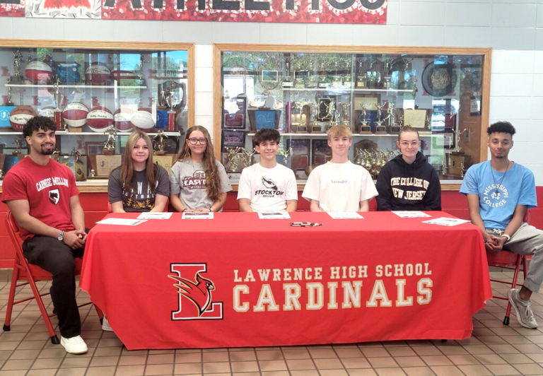 Lawrence High student-athletes reveal college choices