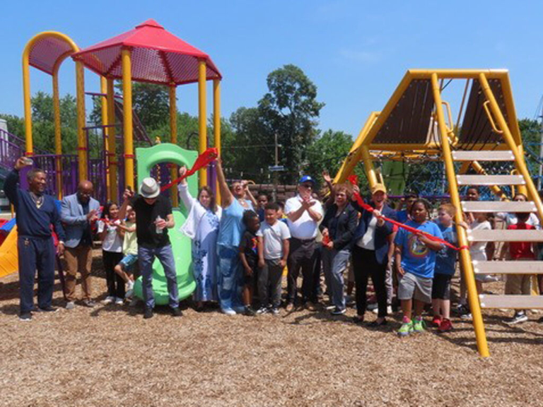 New $1 million Cooper Field playground opens in Trenton