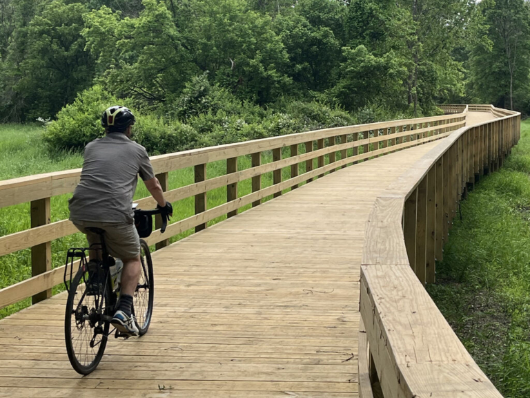Lawrence Hopewell Trail opens new boardwalk segment