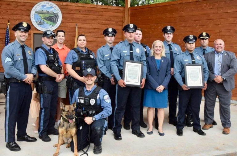 Hopewell Township honors patrol officers with valor awards