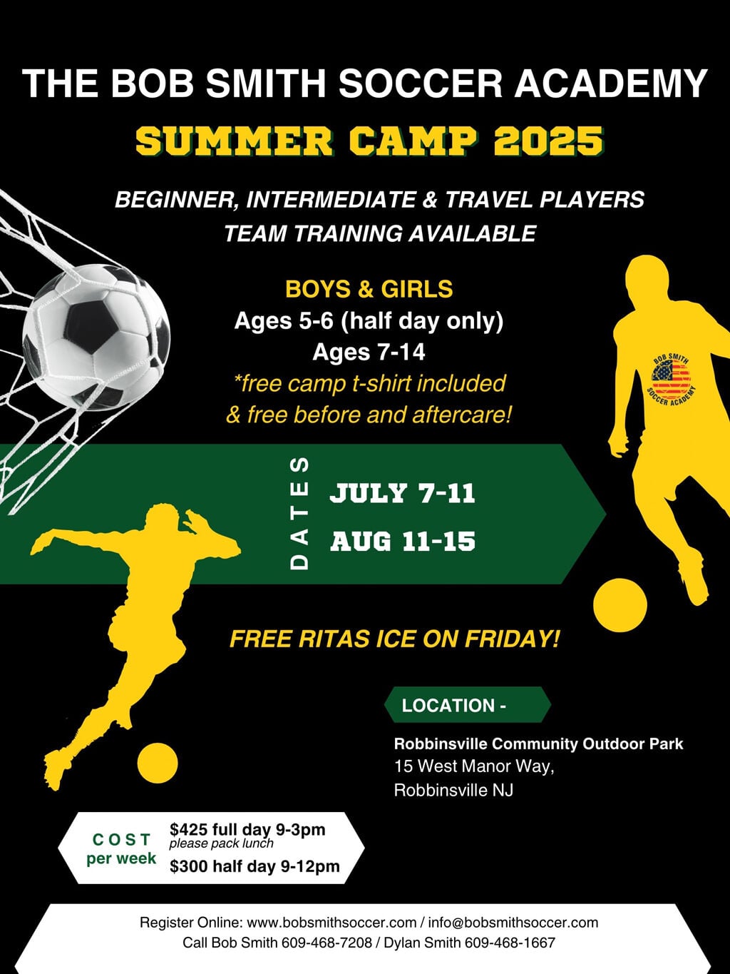 Bob Smith Soccer Summer Camp 2025