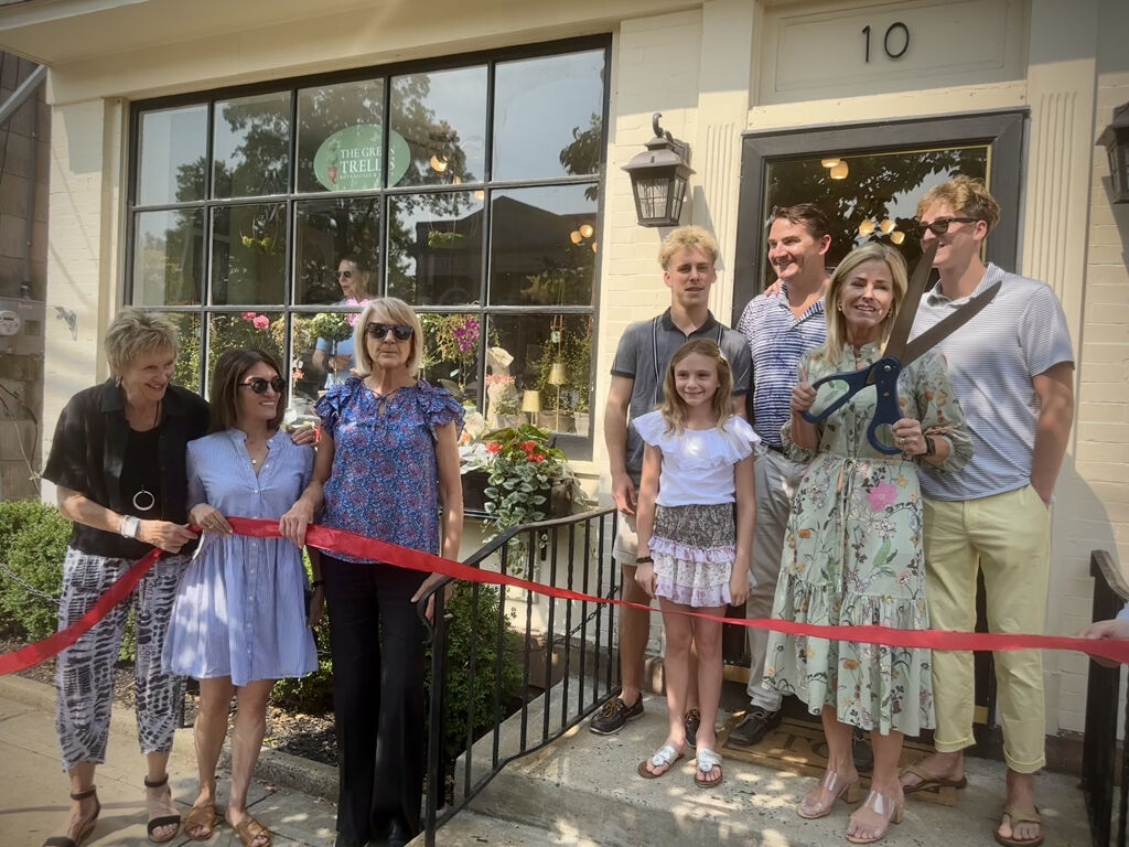 The Green Trellis ribbon cutting