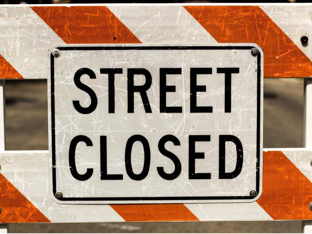 Steet closed image