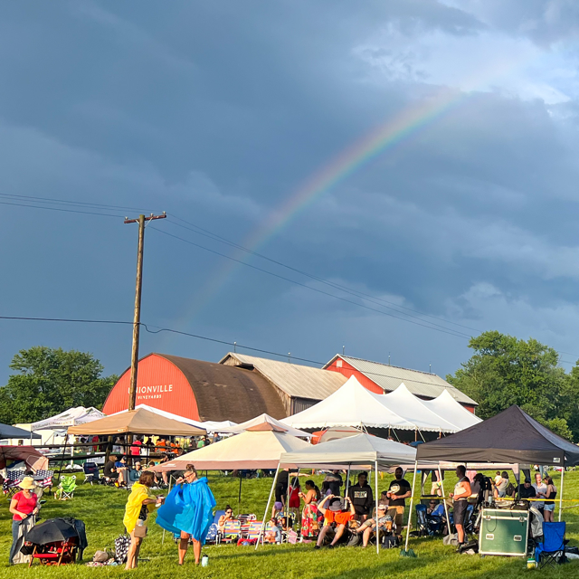 Sourland Festival rainbow