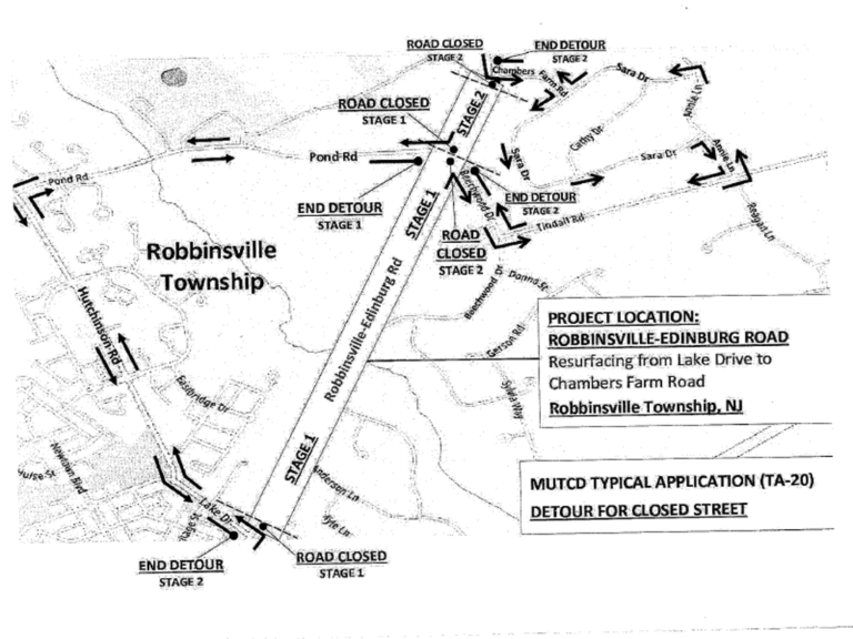 Resurfacing begins on Robbinsville-Edinburg Road