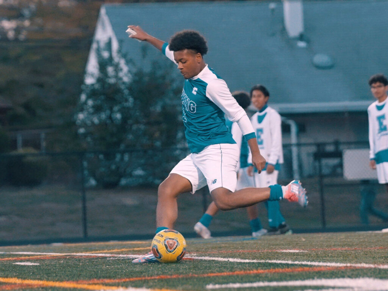 Noah Williams anchors Ewing boys soccer defense