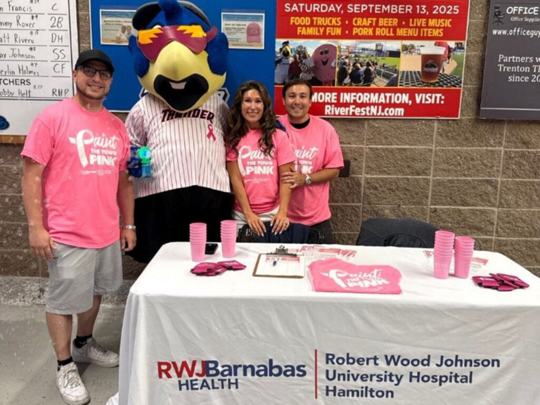 RWJUH Hamilton launches Paint the Town Pink for cancer care
