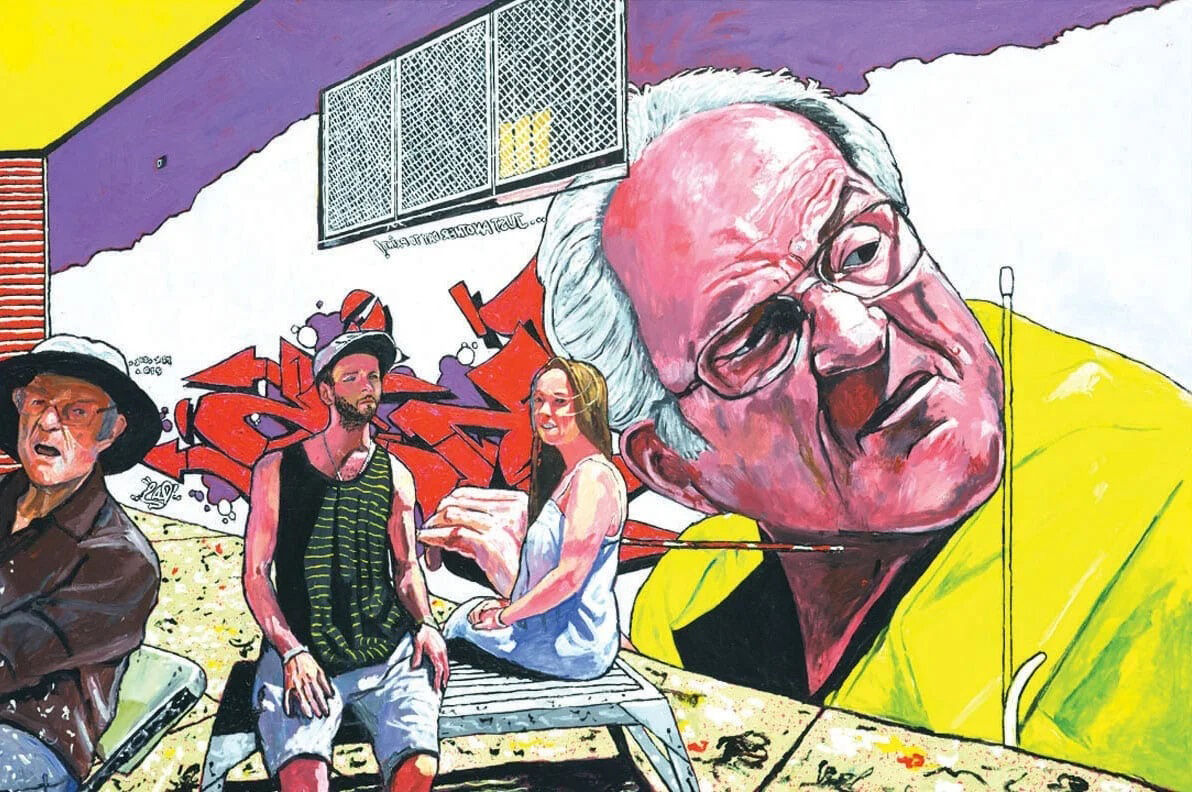 D - A self portrait with the graffiti artists who created a wall portrait of  Leipzig-04 (1).jpg