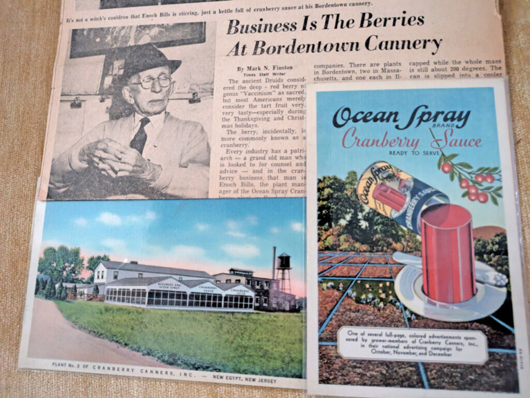 Bordentown History: Please pass the cranberry sauce