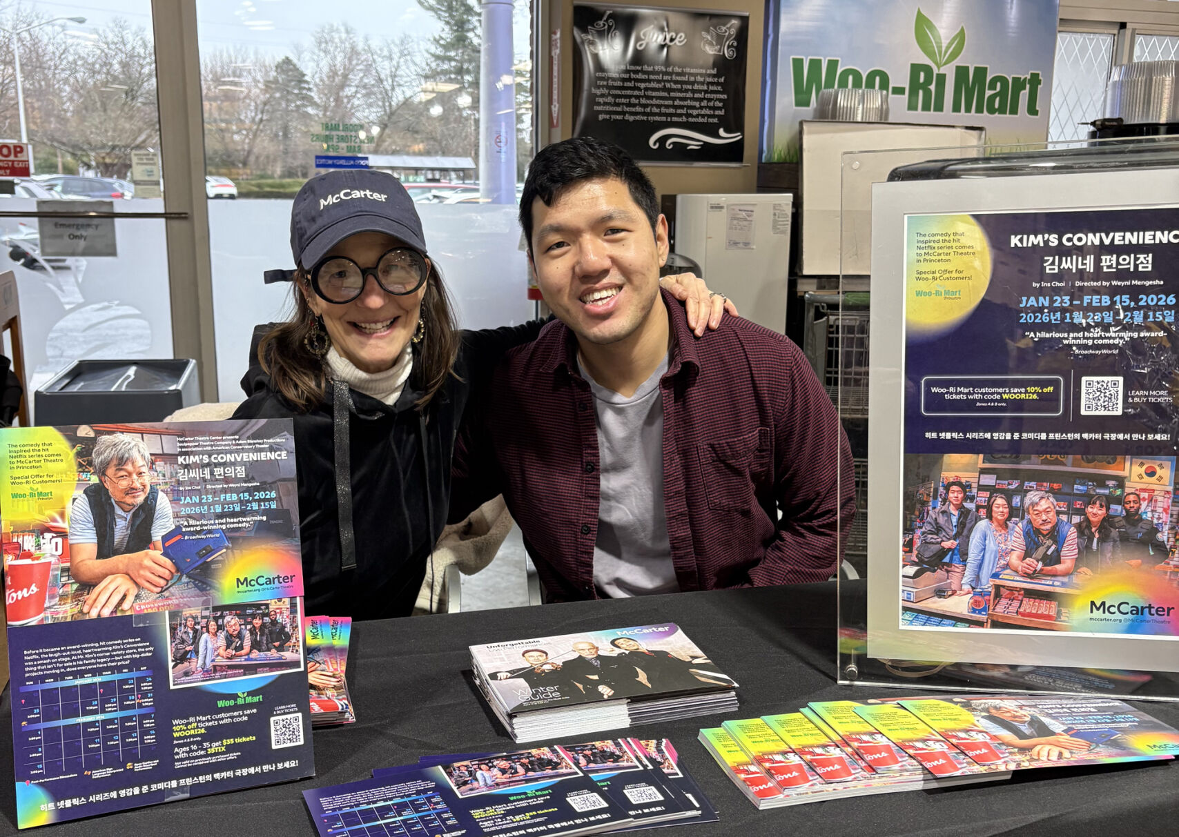 Debbie Bisno of McCarter with David Lee of Woo-Ri Mart.jpg