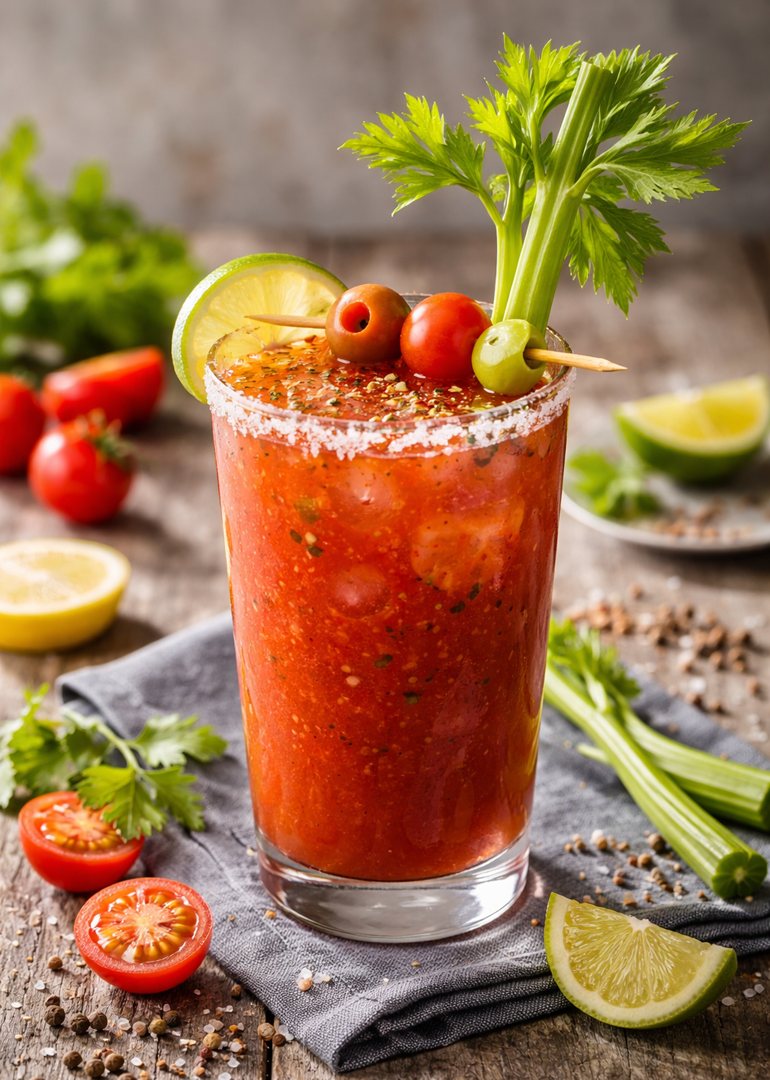 Mocktail virgin mary