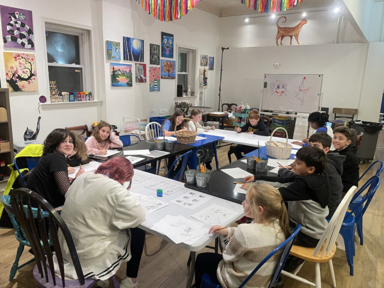 Leaping Dog and Sleeping Cat Art Studios