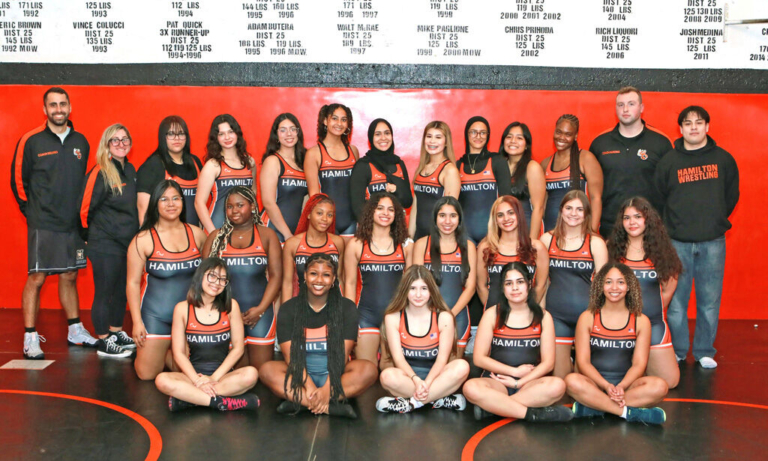 Hamilton West girls’ wrestling surges from startup to champs